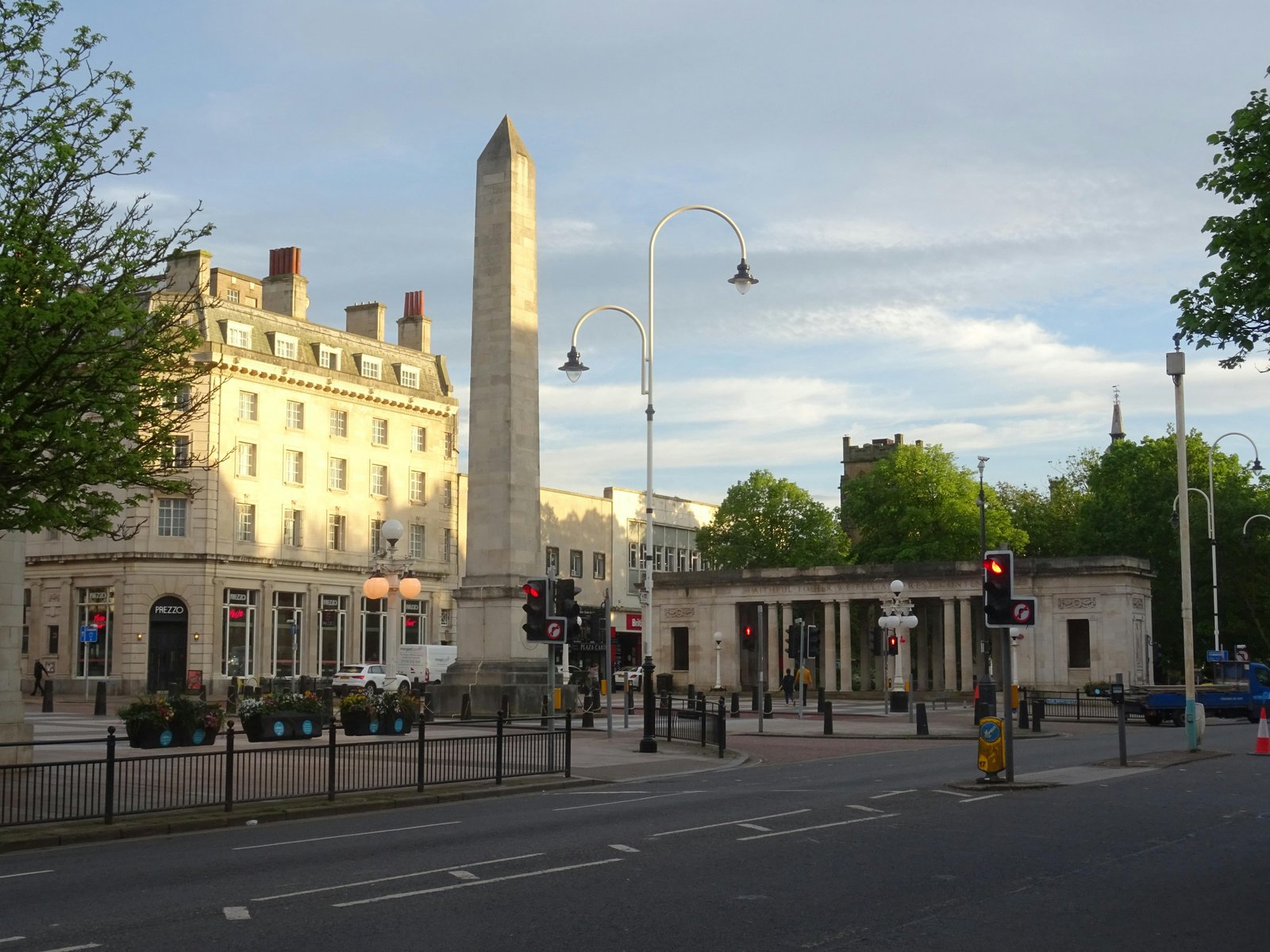 Site assessment taking place in a commercial environment